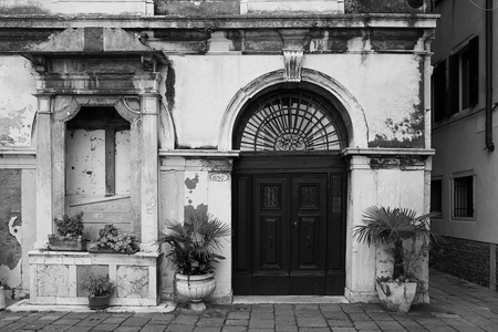 Detail fasády domu